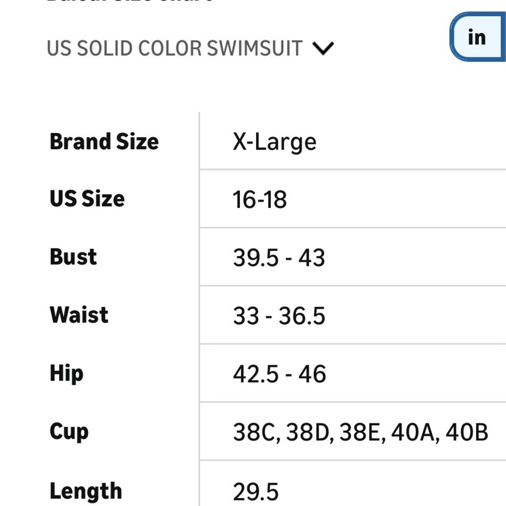 NWT BALEAF Racerback Athletic One-Piece Swimsuit Blue & Black Size XL - Picture 12 of 12